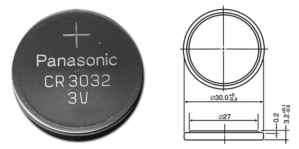CR3032 3V Lithium Battery and CR1225 Battery Equivalent
